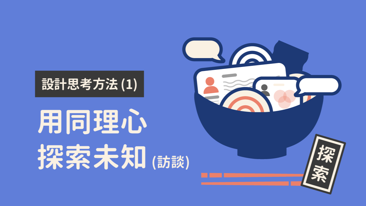 設計思考方法 (1)：以同理心探索未知